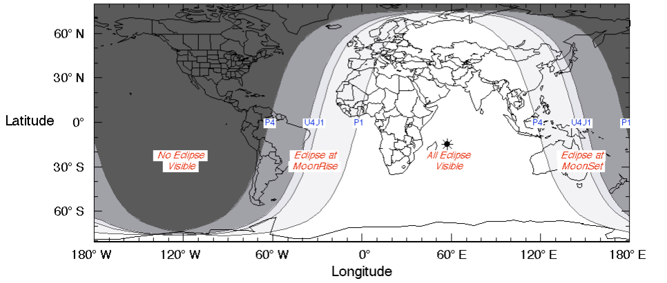 eclipse lunar parcial abril 2013 nasa