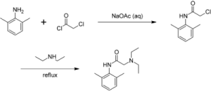 400px-Synthesis_of_lidocaine
