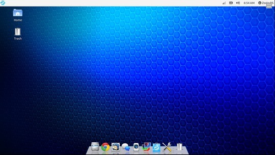 Zorin - Aparência Mac OS