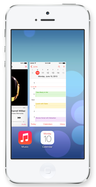 Multitarefa no iOS 7