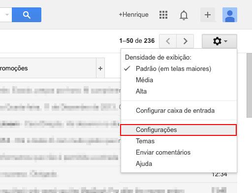 Configurações 1
