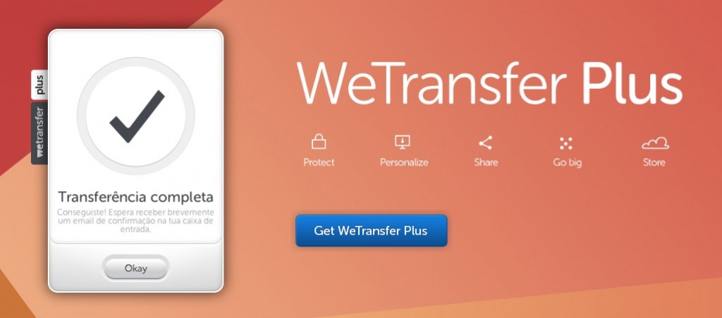 WeTransfer | Email enviado