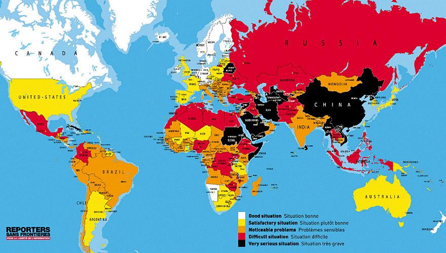 Liberdade de Imprensa no Mundo