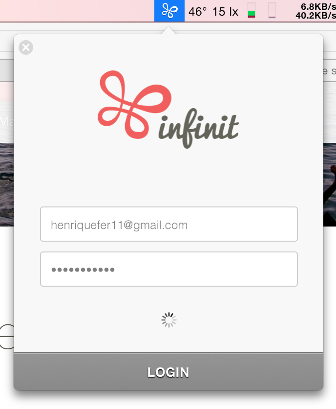 Infinit Partilha de ficheiros ilimitada 1