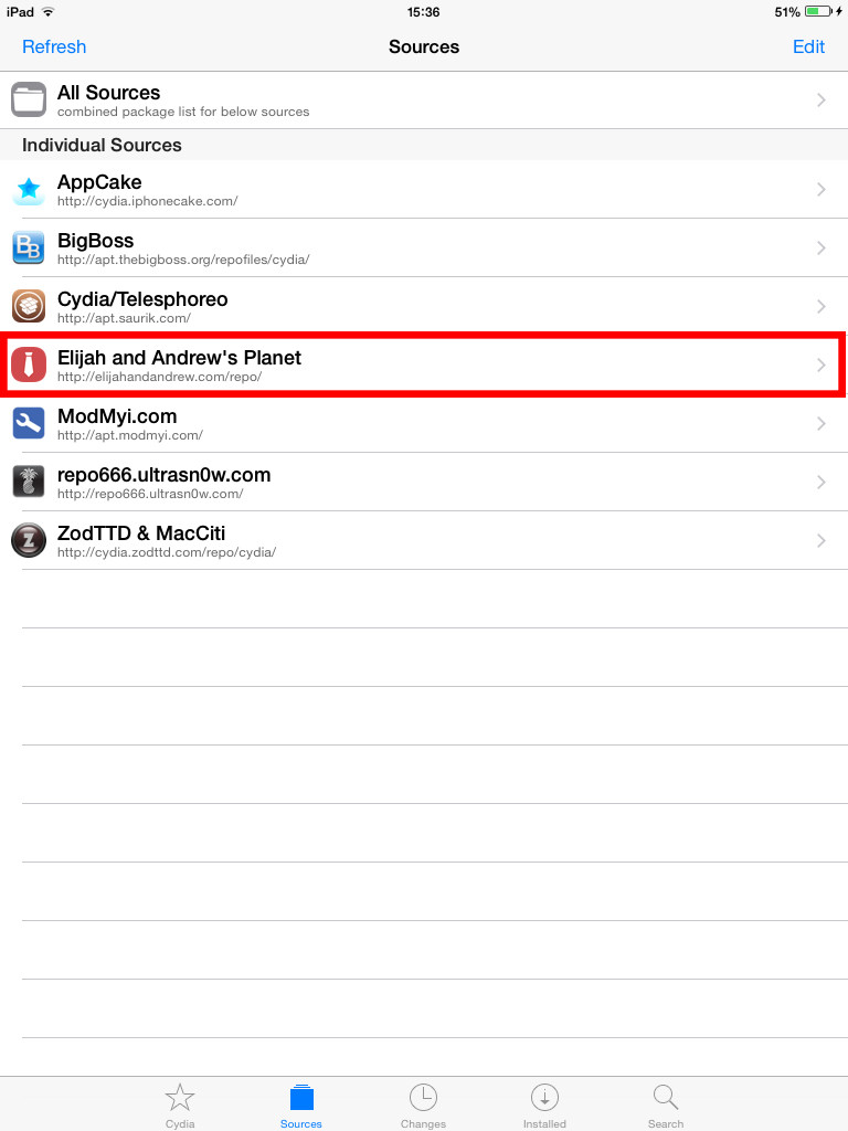 Adicionar source