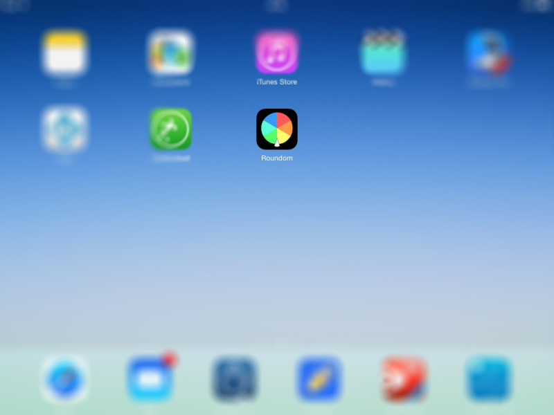 Roundom App iOS para tomar decisões [FCiências] 4
