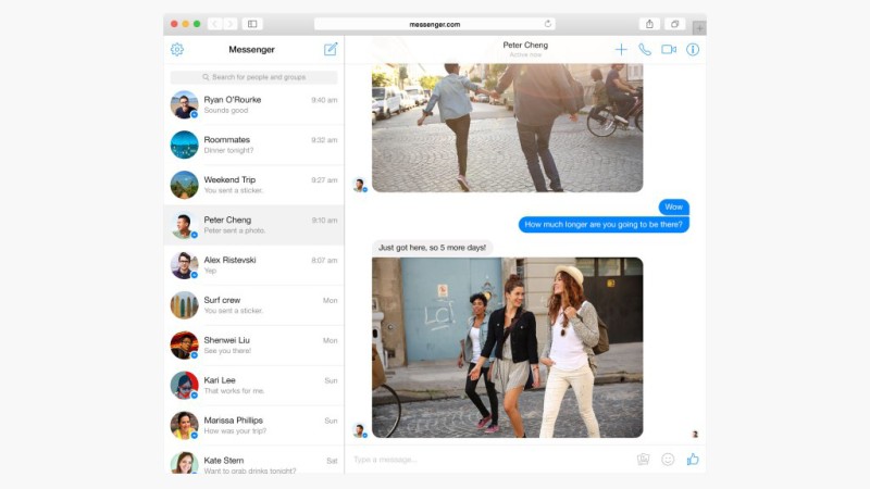 Facebook Messenger Browser