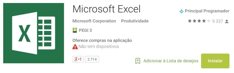 Office Excel Android 6