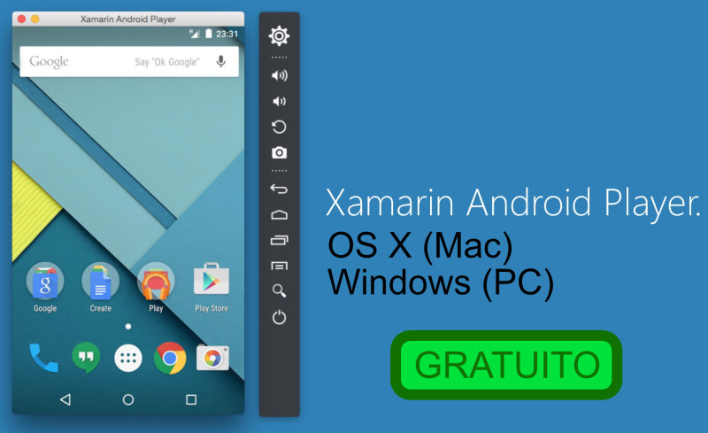Emulador Android OS X Windows