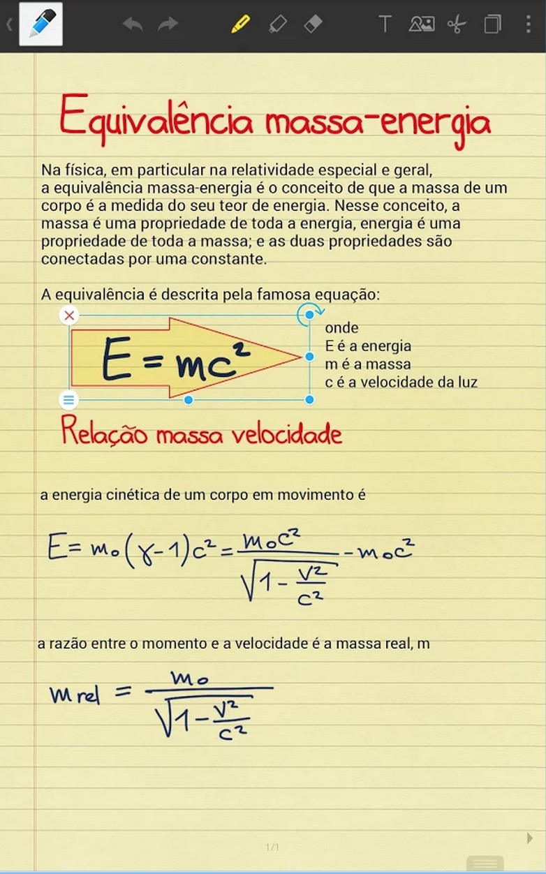 Bloco de Notas + Android 4