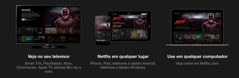 Netflix em todos os dispositivos