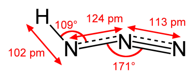 Hydrogen-azide-2D-dimensions