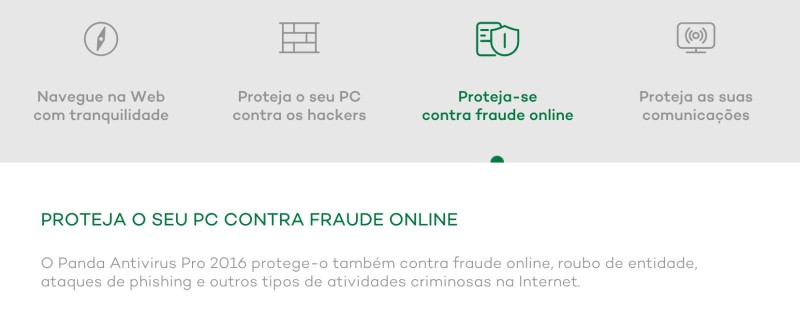 Opções do Panda PRO