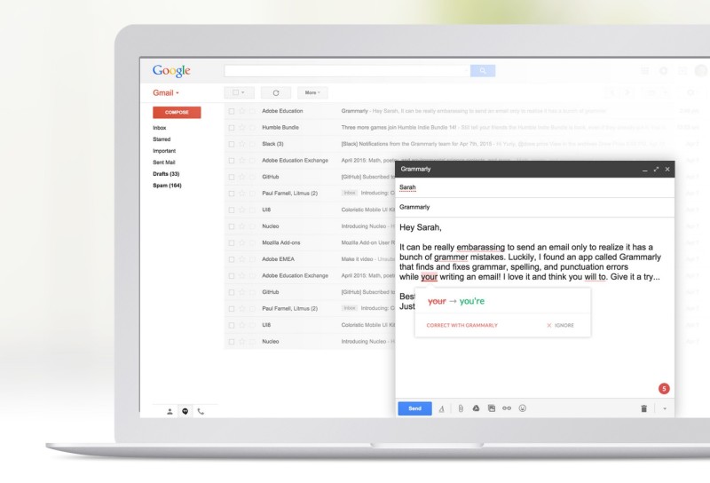 Browser Extensions Grammarly