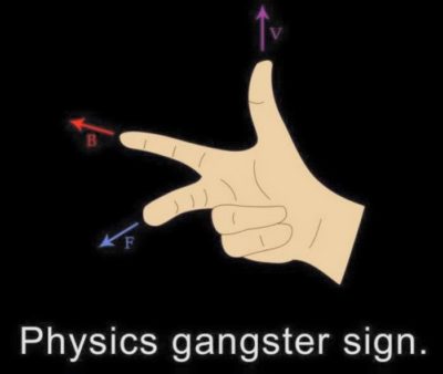 physics gangster sign